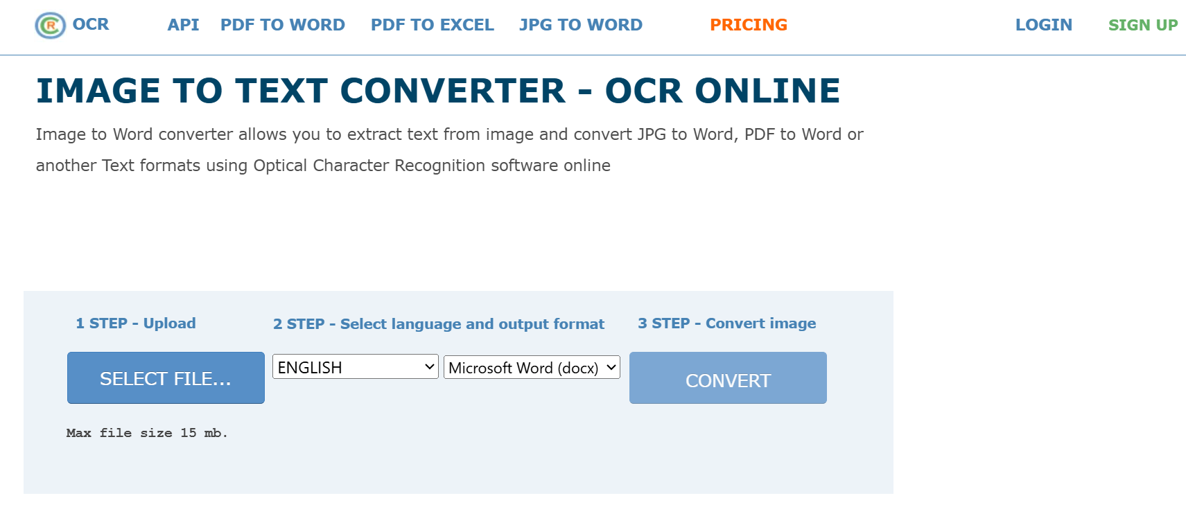 Onlinocr.net screenshot