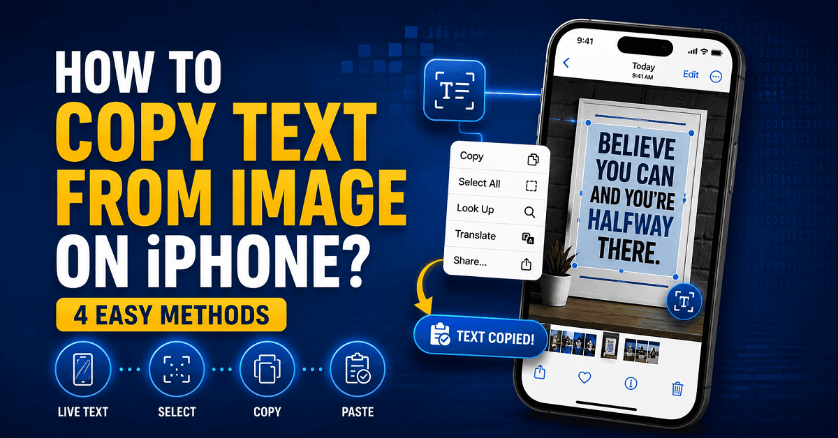 How to Copy Text from an Image on iPhone