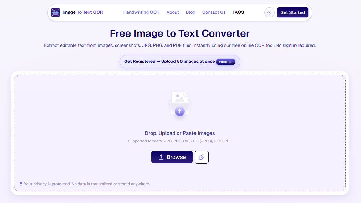 Imagetotextocr sreenshot